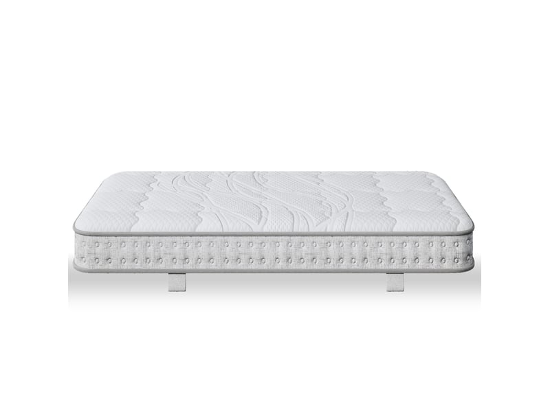  Matelas 7 zones à ressorts ensachés et mousse froide 90 x 190 cm h3 blanc  - Conforama A