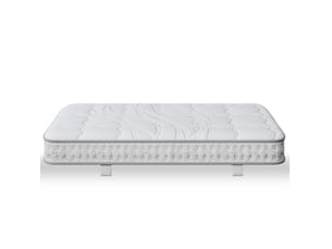 Matelas 90x190 cm Ressorts ensachés + mousse soutien Medium épaisseur 15 cm