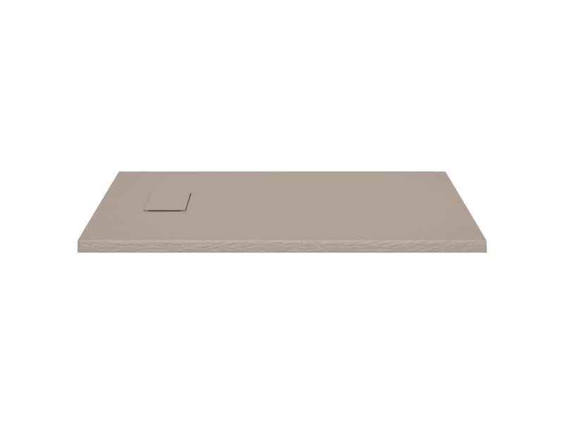  Receveur de douche base de douche bac de douche réceptacle de douche salle de bain toilette salle d’eau maison intérieur smc 100x70 cm marron 02_0001968  - Conforama D