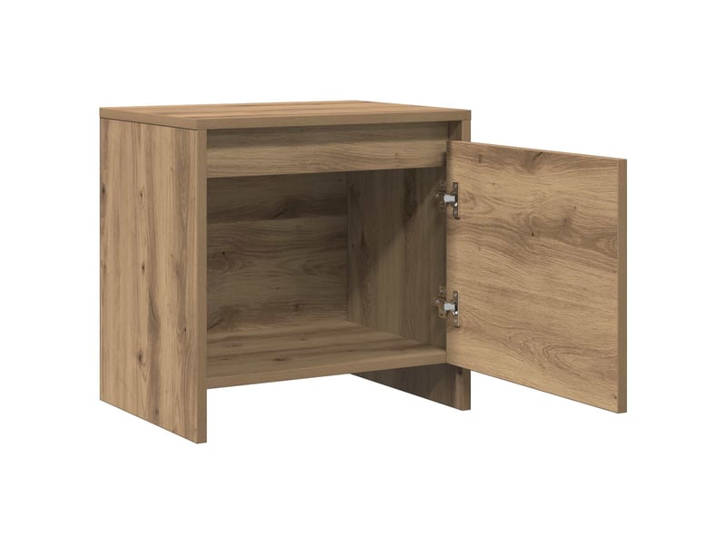 Table de chevet - cabinet de chevet - table de nuit chêne artisan 45 x 34 x 44,5 cm - Conforama E