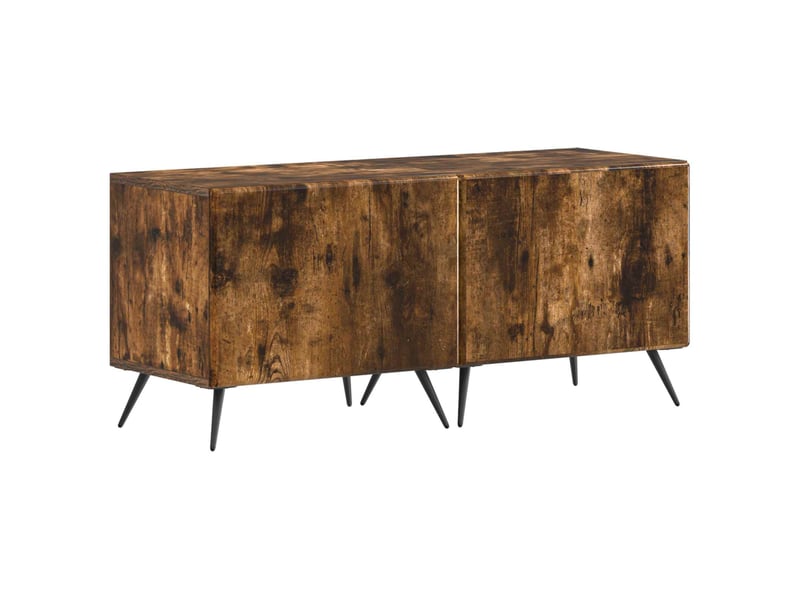  Ensemble de 3 meubles tv - banc tv - meuble de rangement led breda 3 pcs chêne fumé  - Conforama D