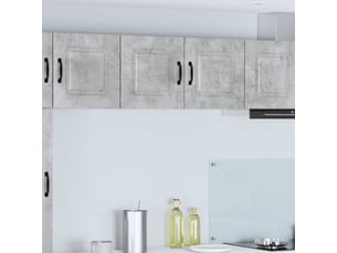 Meuble mural de cuisine | armoire de cuisine gris béton 80x31x40cm shl4818