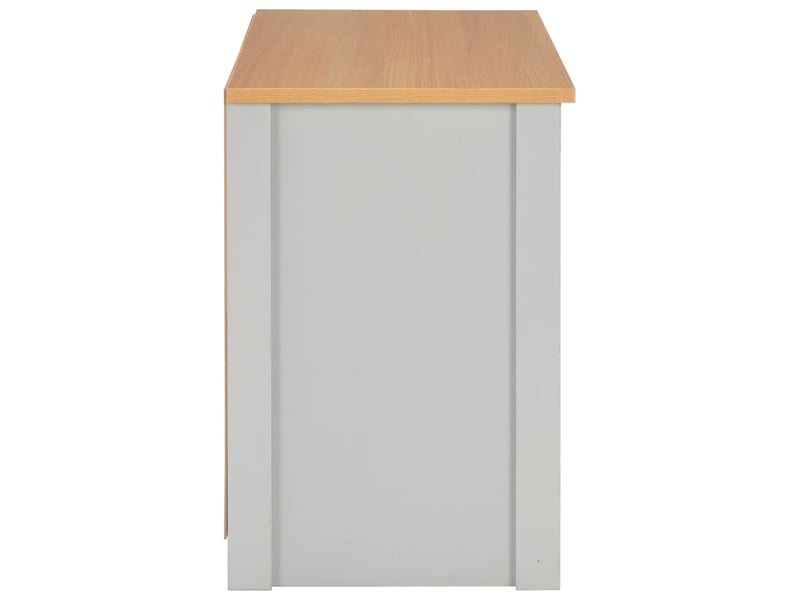  Meuble tv - banc tv - meuble de rangement gris 95x39x58 cm  - Conforama E