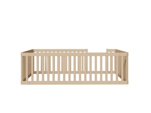 Lit simple 90x200 cm BLACKCOLORS coloris naturel