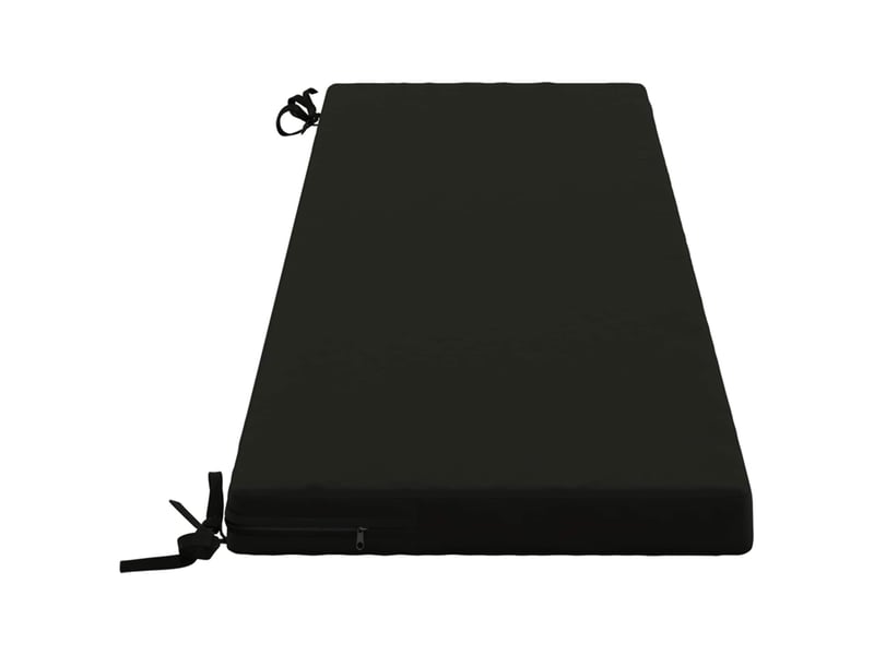  Coussin de banc, coussin d'assise, coussin de canapé soest 100 % polyester noir 140 x 40 x 5 cm cf53414  - Conforama D