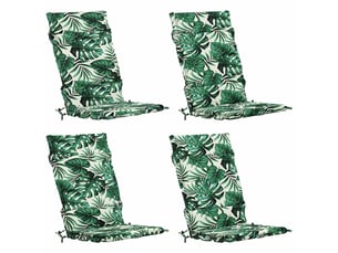 Lot de 4 coussins de chaise à dossier haut  gemert cf59318