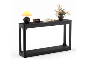Console 0 tiroir(s)  coloris noir <strong>MAISENTIEL</strong> <strong></strong> - longueur 140 cm - 140 cm