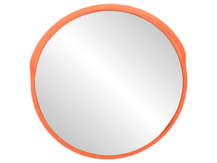 Miroir de circulation convex extérieur orange ø75 cm cf62693
