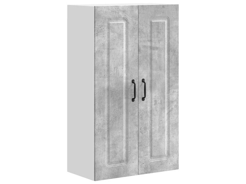 Meuble mural de cuisine | armoire de cuisine gris béton 60x31x100cm shl6304 - Conforama A