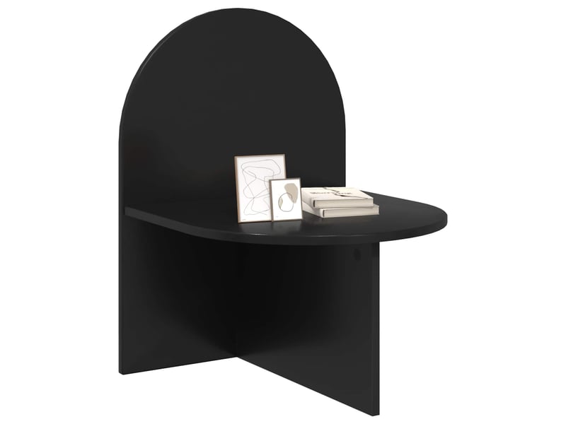  Table de chevet - cabinet de chevet - table de nuit 2 pc chêne noir 48 x 49 x 65 cm  - Conforama B