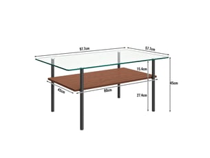 Table basse  coloris noir <strong></strong> <strong></strong>