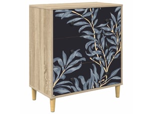 Commode 1 tiroir(s)    <strong></strong> <strong></strong> coloris bois clair largeur 66 cm
