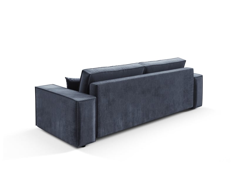  Canapé convertible mille mini clair bleu  - Conforama C