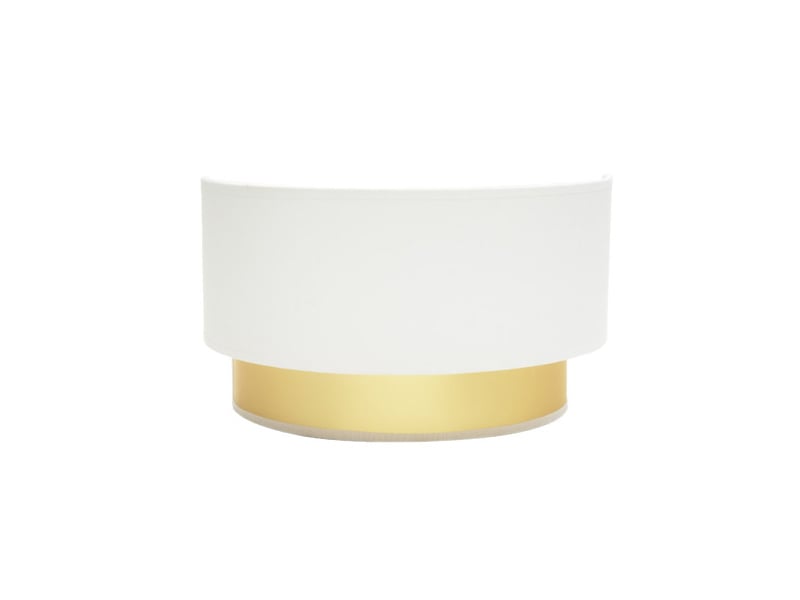  Applique murale fabrilamp anuska blanc or 1 x e27 17x30x16 cm 188661001 - Conforama A
