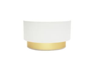 Applique murale fabrilamp anuska blanc or 1 x e27 17x30x16 cm
