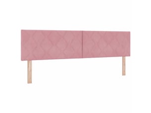 Tete de lit A poser largeur 180 cm rose