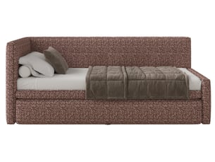 Lit 2 places 90x200 cm SELSEY Nesmi coloris marron