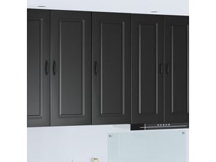 Meuble mural de cuisine | armoire de cuisine noir 40x31x100cm shl5379