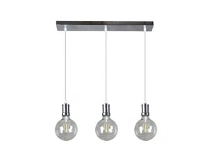 Fabrilamp prisco, lampe, moderne, 3 x e27, chromé, 33-113 x 64 x 12.5 cm