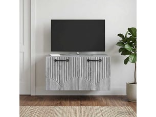Meuble tv coloris gris 59.5 cm <strong></strong>  <strong></strong>
