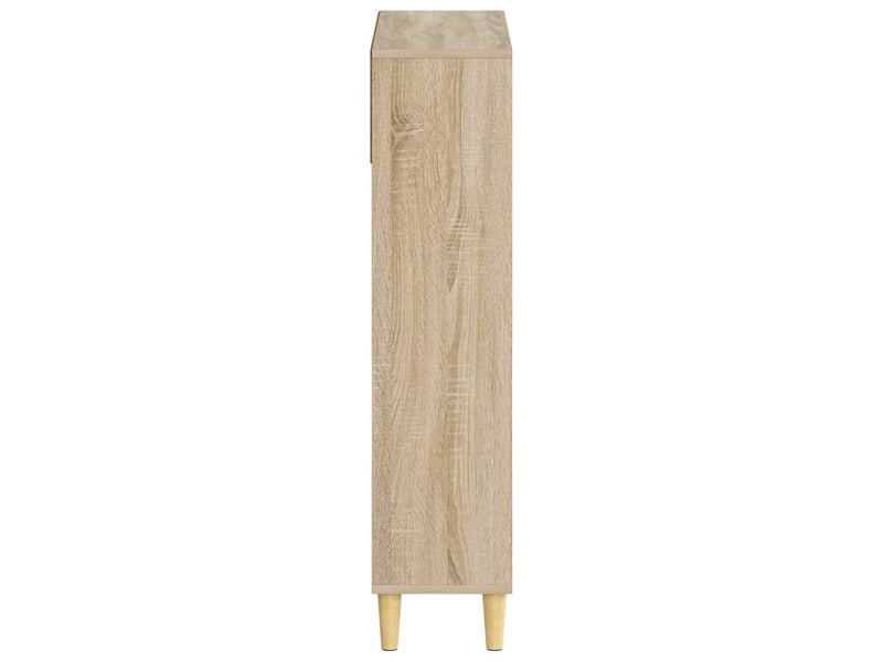 Meuble à chaussures, armoire à chaussures delft 78x24x103 cm bois d'ingénierie shl7148  - Conforama E