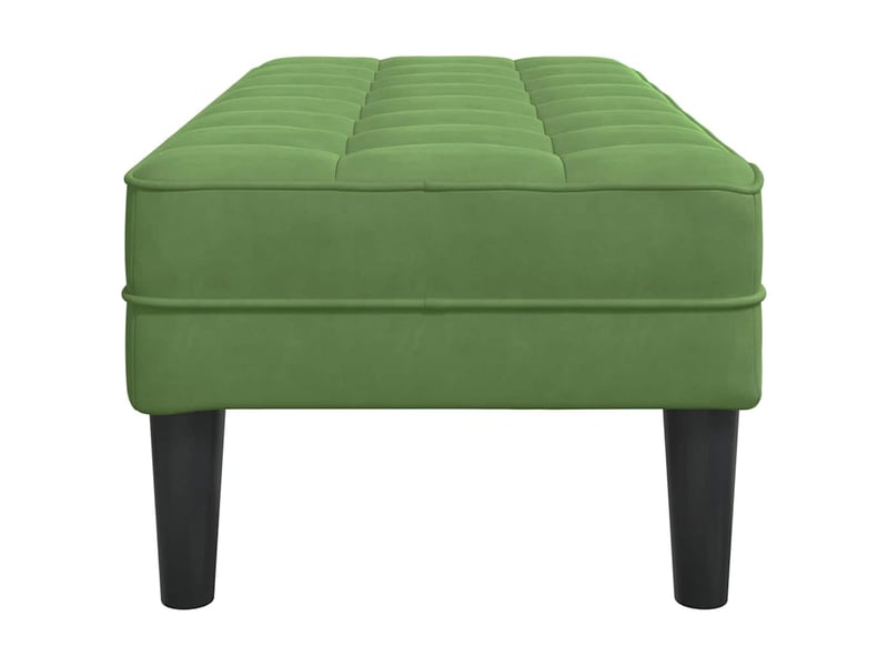  Banc chambre, banc de lit vert clair 113x57x39 cm velours  - Conforama E