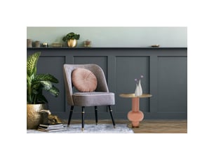 Table d'appoint art déco 2225 en fer abricot et or