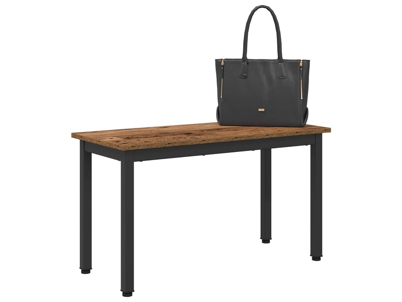  Banc d'entrée, banc d'intérieur bois ancien 80x35x45 cm bois d'ingénierie  - Conforama C