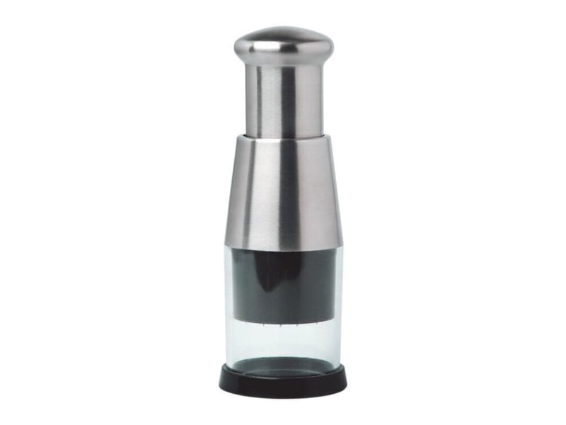  1 hachoir à ail pressé cusine, hachoir à oignons multifonction, presse-ail en acier inoxydable, broyeur à ail haché pour hacher les légumes, presse-ag  - Conforama A