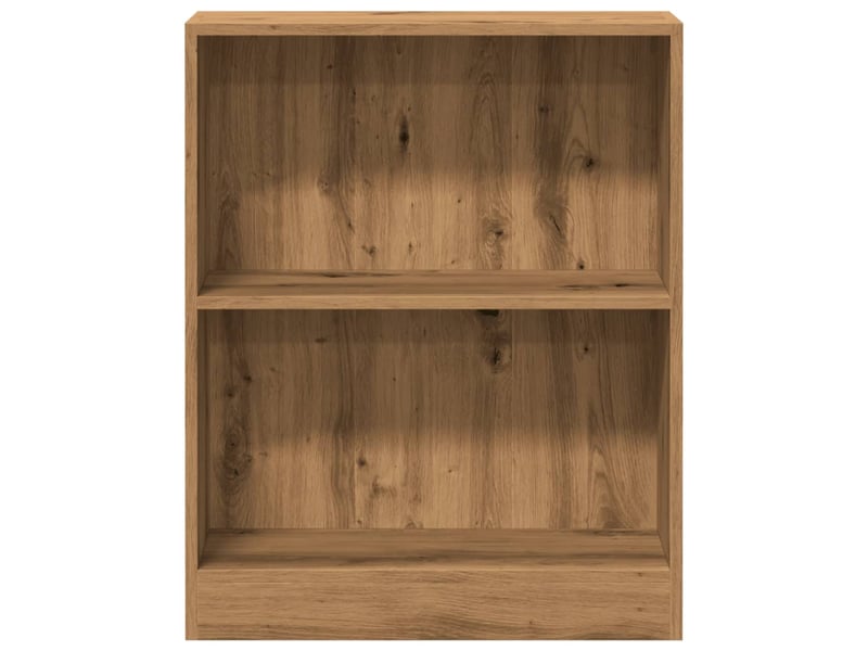  Bibliothèque, étagère de rangement chêne artisanal 60x24x76 cm bois d'ingénierie  - Conforama D