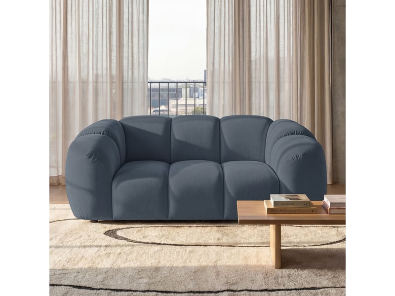  Selsey millma - canapé - 180 cm - velours bleu clair Millma - Conforama B