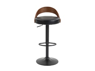 tabouret de bar assise réglable en hauteur <strong>HAUSS SPOLE</strong> - noir hauteur d'assise 62 cm vendu Par paire