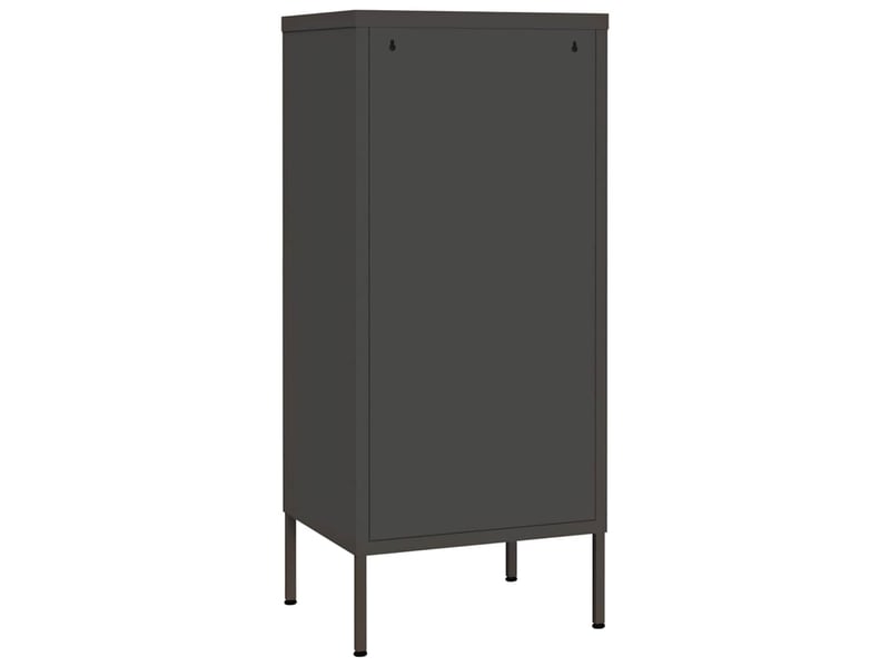  Armoire de rangement, rangement bureau anthracite 42,5x35x101,5 cm acier shl7292  - Conforama E