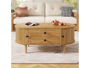 Table basse  coloris bois clair <strong>SWEIKO</strong> <strong></strong>