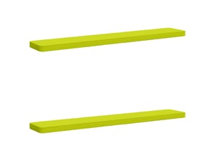 Lot de 2 coussins de banc, coussins d'assise vught 100 % polyester vert vif. Cf58609
