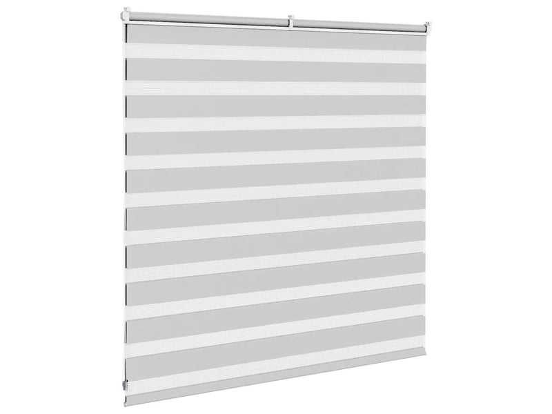  Store zèbre, store de fenêtre gris clair largeur du tissu 145,9 cm polyester cf48476  - Conforama D