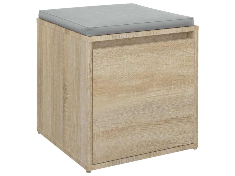  Boîte de rangement bureau chêne sonoma 40,5x40x40 cm bois d'ingénierie  - Conforama D