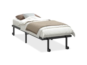Lit simple 80x200 cm    coloris noir