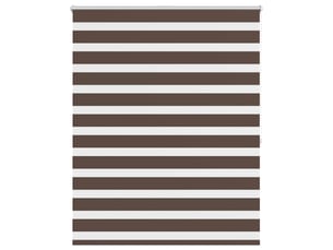 Store vénitien zebra, store de fenêtre 120,9 x 175 cm, largeur du tissu 116,7 cm, couleur café cf48200