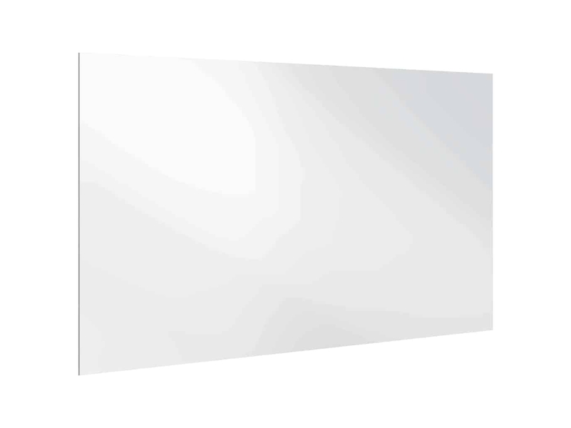  Miroir mural rectangulaire 100 x 60 cm verre trempé cf62859  - Conforama D