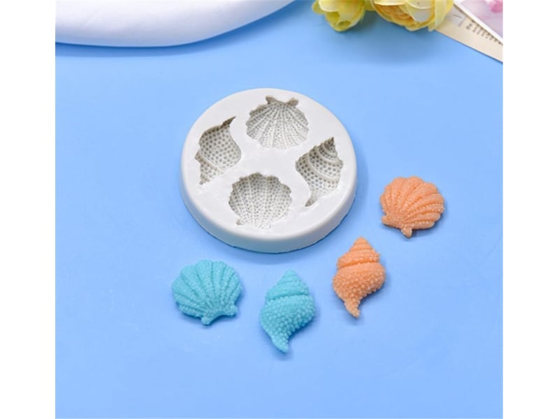  Moule en silicone pour fondant, gâteau, chocolat, biscuits, bonbons, pâtisserie, outil de cuisine, décoration de fête, motif coquillage d'animaux mari NO Commercial reference - Conforama C
