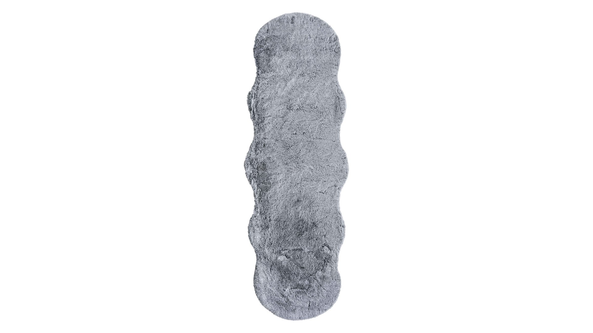 CARPETTE 55 CM 160 CM FAN gris Conforama
