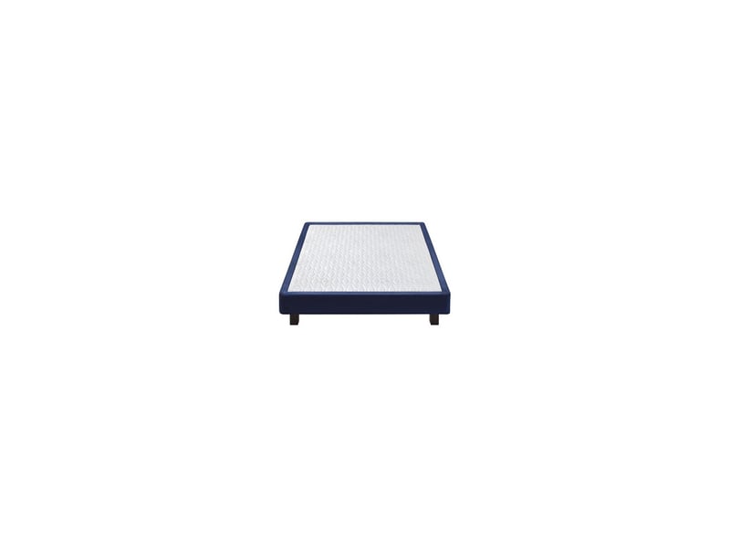  Sommier tapissier epeda celest bleu 2x90x200 rembourré 7993285 - Conforama A