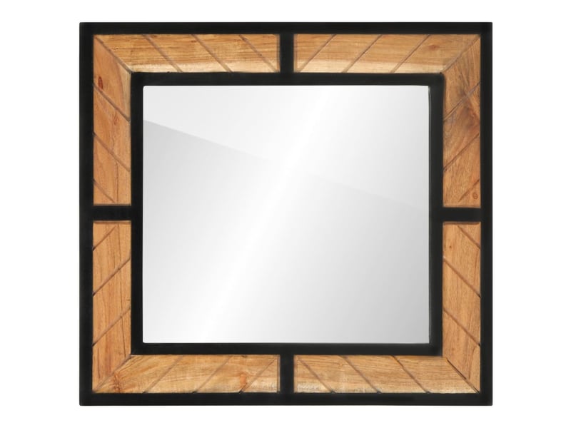  Miroir de salle de bain, miroir de toilette 60x1x55 cm bois massif d'acacia cf62487  - Conforama B