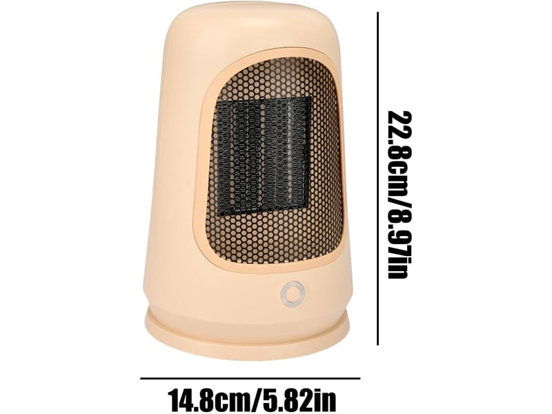  Ventilateur chauffage domestique céramique - compact, puissant, idéal pour petites pièces et bureaux, 1200 w, rose  - Conforama B