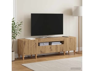 Meuble tv coloris marron 1 cm <strong></strong> <strong></strong>