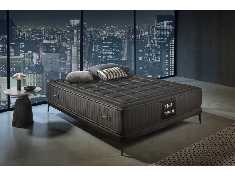 Matelas ressorts ensachés black spring royal 30 cm - 105x180 cm - fermeté élevée- moonia - Conforama B
