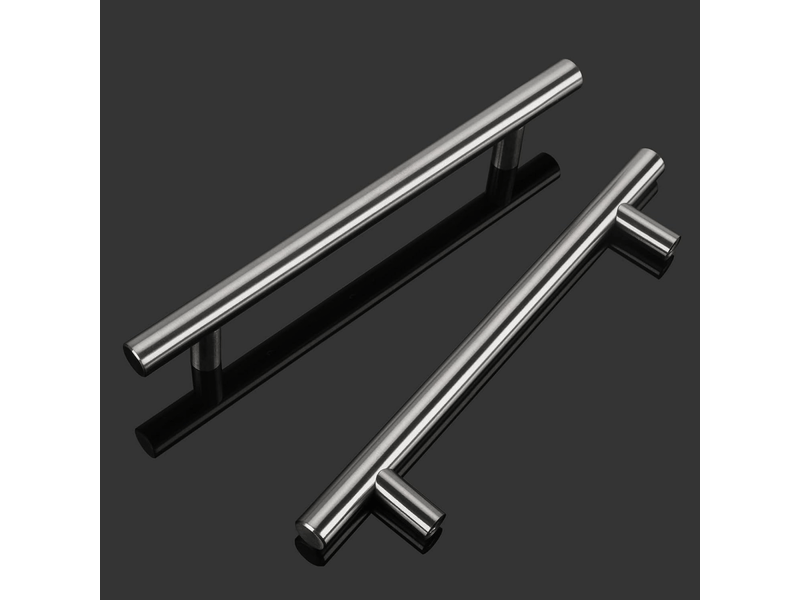  Poignées pour meubles - jeu de 5 poignées pour placards de cuisine - distance entre trous : 128 mm - acier inoxydable  - Conforama E