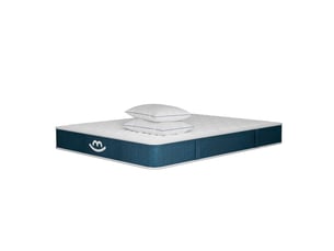 Matelas 70x190 cm MORPHEA Pack Mila Oreiller Ressorts + mémoire de forme soutien Medium épaisseur 22 cm