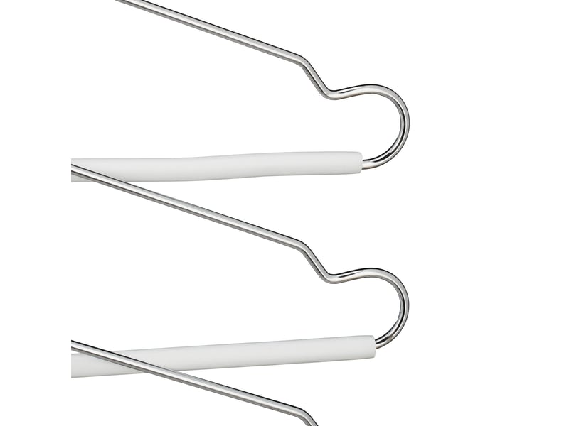  Cintre multiple gain de place pour vêtements penderie 49 x 42 x 2,5 cm style moderne en bois blanc 13_0009041  - Conforama D